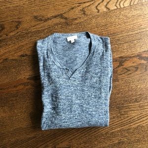 Club Monaco Pull Over in Heathered Blue
